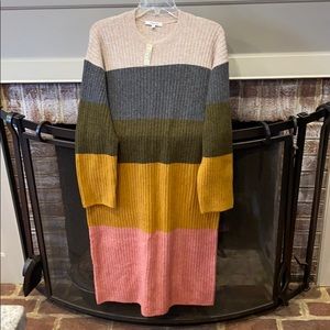 Lds Madewell wool blend sweater dress sz M.